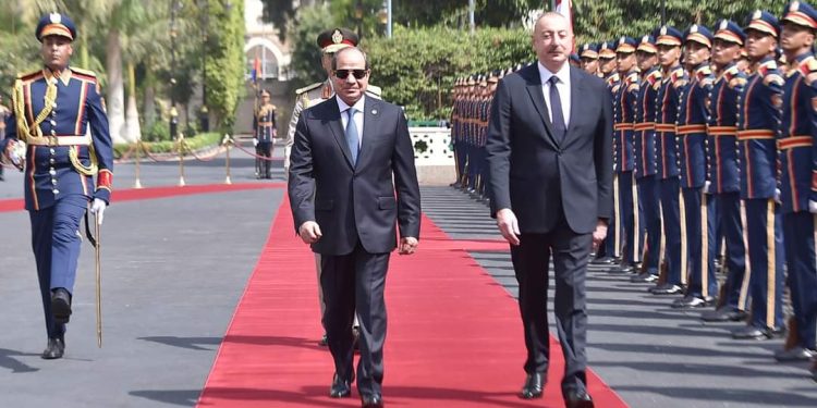 Le Président reçoit son homologue azéri 1 - Le Progrès Egyptien