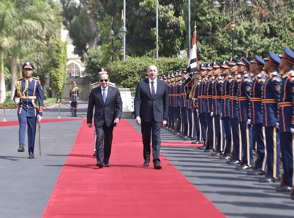 Le Président reçoit son homologue azéri 15 - Le Progrès Egyptien