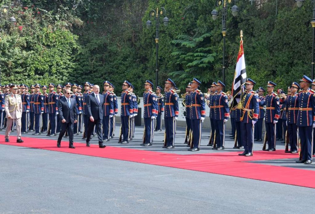 Le Président reçoit son homologue azéri 13 - Le Progrès Egyptien