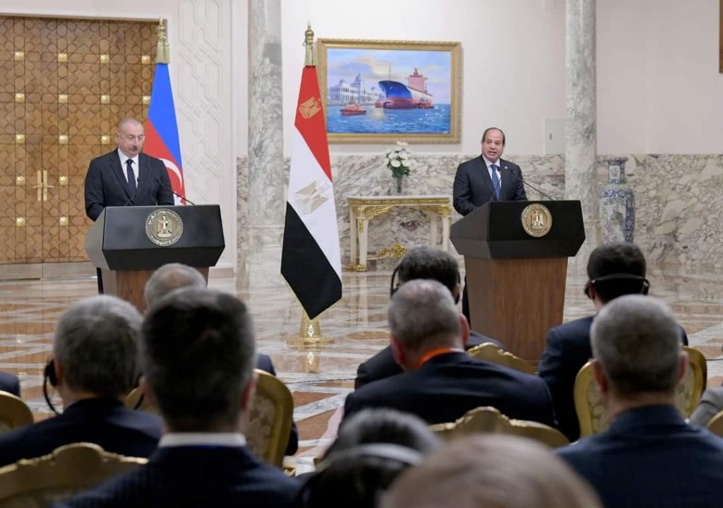 Le Président reçoit son homologue azéri 5 - Le Progrès Egyptien