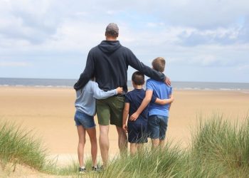 George, Charlotte et Louis, à la plage avec William pour la fête des pères