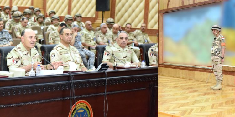 Le chef d'Etat major assiste au projet de centres de commandement dans la région militaire du Nord 1 - Le Progrès Egyptien
