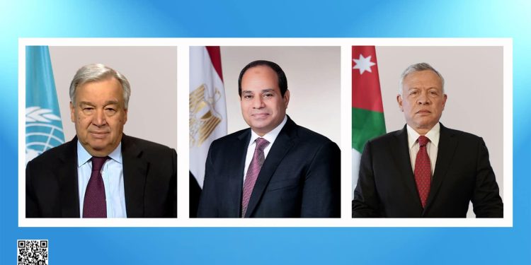 Le Président Al-Sissi en Jordanie pour la Conférence sur la réponse humanitaire d’urgence pour Gaza 2 - Le Progrès Egyptien Le Président Al-Sissi en Jordanie pour la Conférence sur la réponse humanitaire d’urgence pour Gaza 1 - Le Progrès Egyptien