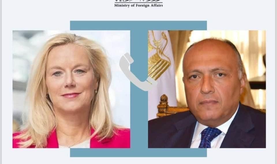 Choucri s'entretient avec une responsable onusienne sur la situation humanitaire à Gaza 1 - Le Progrès Egyptien