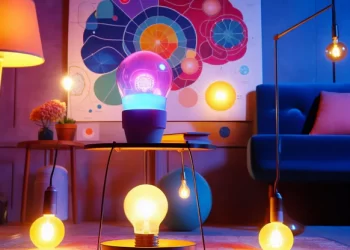 L’impact de la lumière artificielle blanche et jaune sur la psychologie humaine