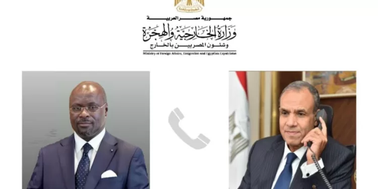 Le ministre des AE et son homologue gabonais s'entretiennent par téléphone 2 - Le Progrès Egyptien Le ministre des AE et son homologue gabonais s'entretiennent par téléphone 1 - Le Progrès Egyptien