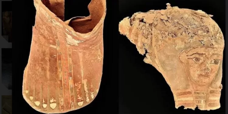 Des tombes découvertes à l'ouest d'Assouan 2 - Le Progrès Egyptien Des tombes découvertes à l'ouest d'Assouan 1 - Le Progrès Egyptien