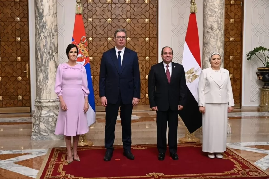 L'épouse du Président reçoit Mme Tamara Vučić 6 - Le Progrès Egyptien L'épouse du Président reçoit Mme Tamara Vučić 5 - Le Progrès Egyptien