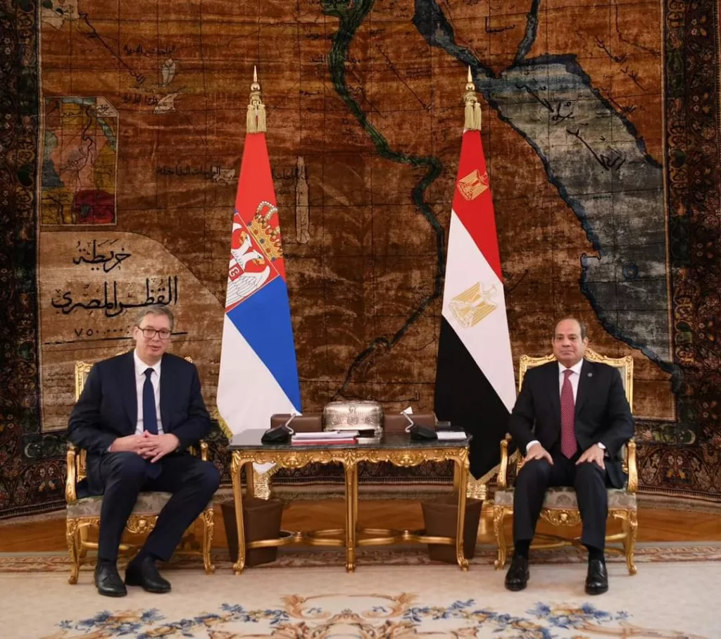 Al-Sissi reçoit son homologue serbe (Photos) 4 - Le Progrès Egyptien Al-Sissi reçoit son homologue serbe (Photos) 3 - Le Progrès Egyptien