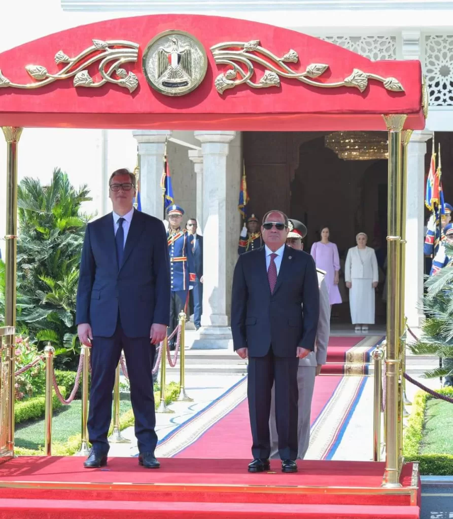 Al-Sissi reçoit son homologue serbe (Photos) 6 - Le Progrès Egyptien Al-Sissi reçoit son homologue serbe (Photos) 5 - Le Progrès Egyptien