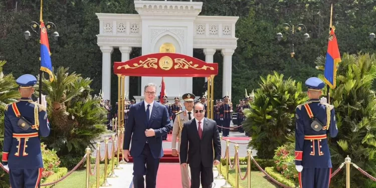 Al-Sissi reçoit son homologue serbe (Photos) 1 - Le Progrès Egyptien