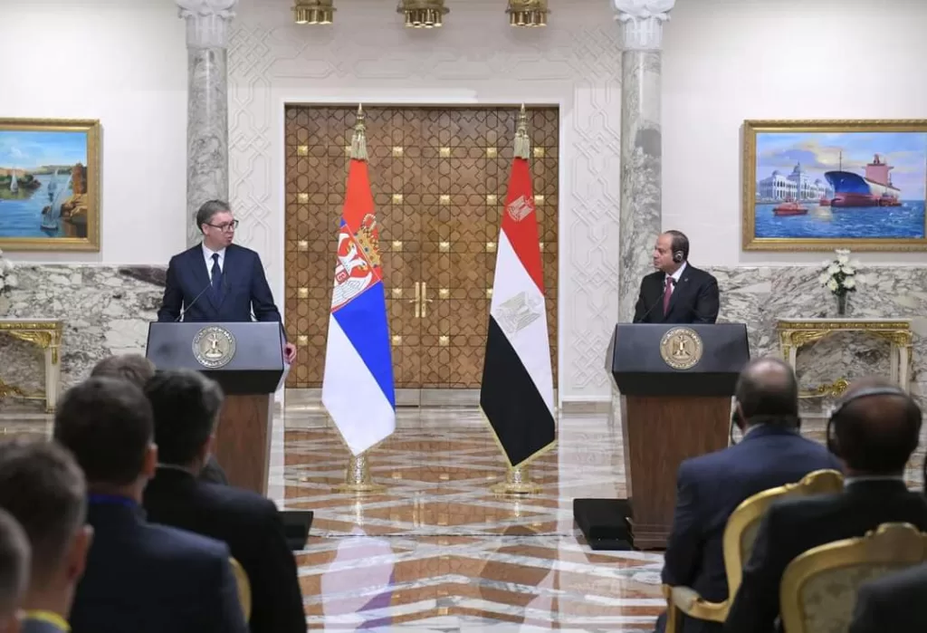 Al-Sissi reçoit son homologue serbe (Photos) 22 - Le Progrès Egyptien Al-Sissi reçoit son homologue serbe (Photos) 21 - Le Progrès Egyptien