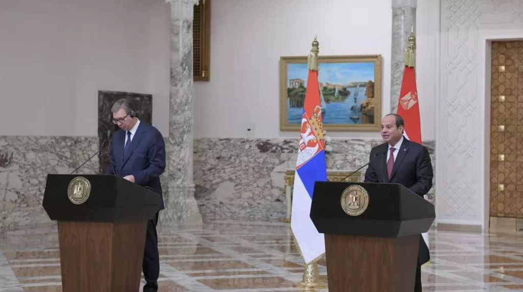 Al-Sissi reçoit son homologue serbe (Photos) 24 - Le Progrès Egyptien Al-Sissi reçoit son homologue serbe (Photos) 23 - Le Progrès Egyptien