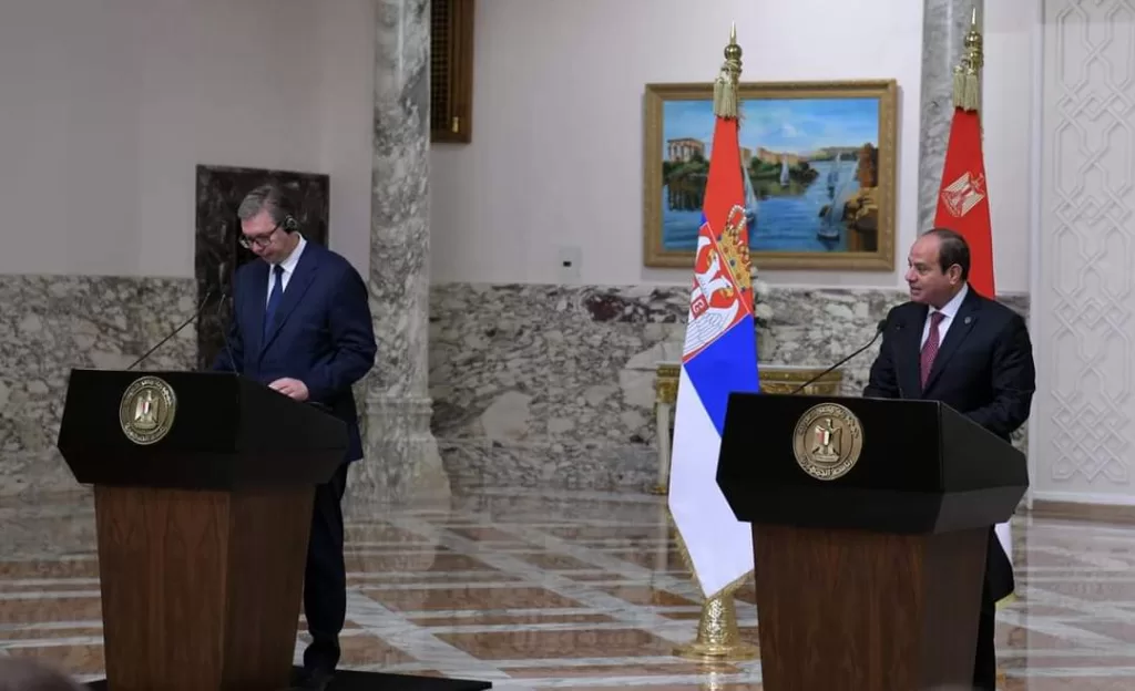 Al-Sissi reçoit son homologue serbe (Photos) 26 - Le Progrès Egyptien Al-Sissi reçoit son homologue serbe (Photos) 25 - Le Progrès Egyptien