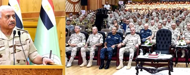 Sakr s'entretient avec des éléments de la zone militaire nord et de la Marine 1 - Le Progrès Egyptien