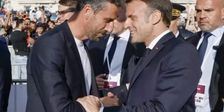 JO de Paris : Macron en visite au Village olympique 1 - Le Progrès Egyptien