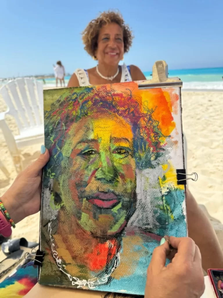 Imane Hakim et ses croquis rapides sur la plage 10 - Le Progrès Egyptien Imane Hakim et ses croquis rapides sur la plage 9 - Le Progrès Egyptien