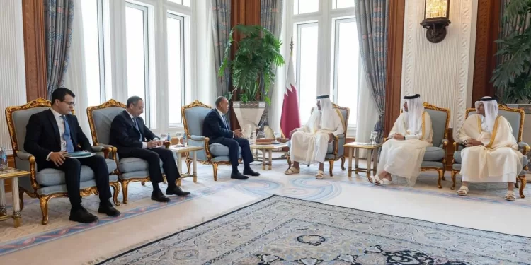 Le chef de la diplomatie égyptienne reçu par l’émir du Qatar 2 - Le Progrès Egyptien Le chef de la diplomatie égyptienne reçu par l’émir du Qatar 1 - Le Progrès Egyptien