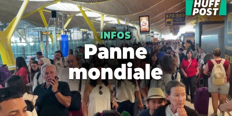 Une panne informatique mondiale touche les aéroports, trains, télévisions et centres commerciaux 2 - Le Progrès Egyptien Une panne informatique mondiale touche les aéroports, trains, télévisions et centres commerciaux 1 - Le Progrès Egyptien