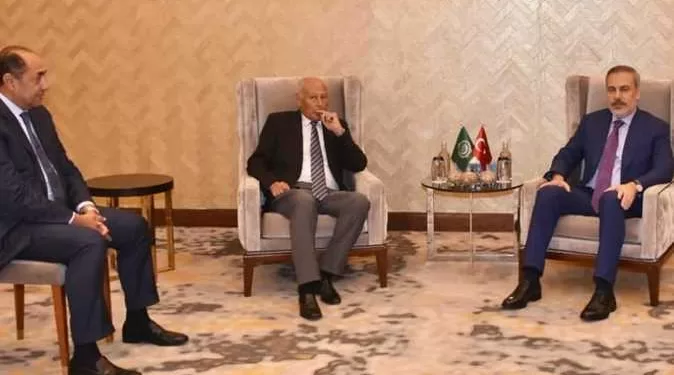 Entretien Aboul Gheit-Fidan 1 - Le Progrès Egyptien