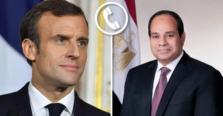 Entretien téléphonique Sissi-Macron 2 - Le Progrès Egyptien Entretien téléphonique Sissi-Macron 1 - Le Progrès Egyptien