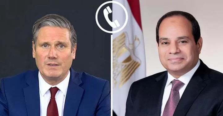 Le Président contacte le PM britannique 1 - Le Progrès Egyptien