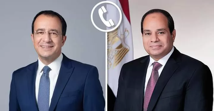 Appel téléphonique Al-Sissi / Christodoulides 2 - Le Progrès Egyptien Appel téléphonique Al-Sissi / Christodoulides 1 - Le Progrès Egyptien