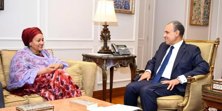 Abdel Aati reçoit la vice-secrétaire générale de l’ONU 1 - Le Progrès Egyptien