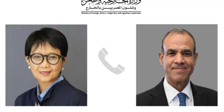 Entretien téléphonique entre Abdel Aati et son homologue indonésienne 1 - Le Progrès Egyptien