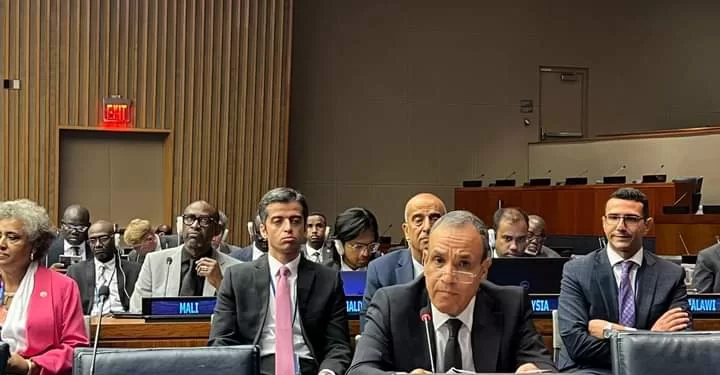 New York : Abdel Aati prononce le discours de l'Egypte lors de la réunion des ministres des Affaires étrangères des pays non alignés 1 - Le Progrès Egyptien