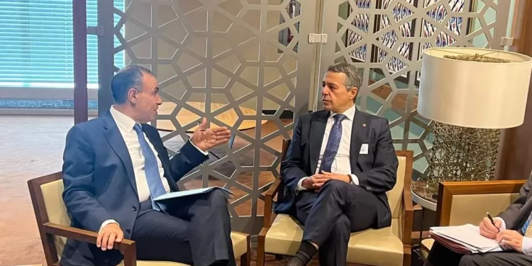 Abdel-Aati rencontre son homologue suisse 1 - Le Progrès Egyptien