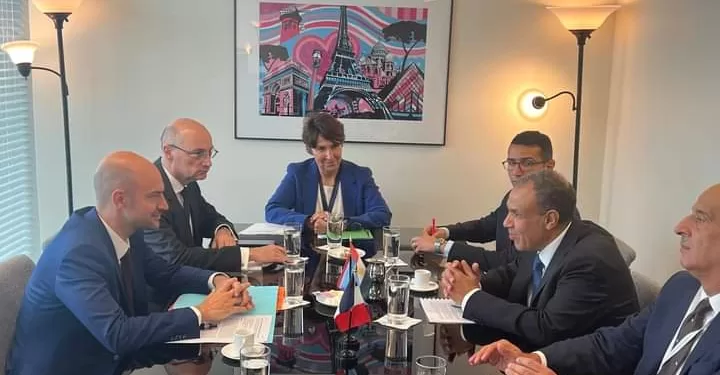 Le ministre des AE s’entretient avec son homologue français 2 - Le Progrès Egyptien Le ministre des AE s’entretient avec son homologue français 1 - Le Progrès Egyptien