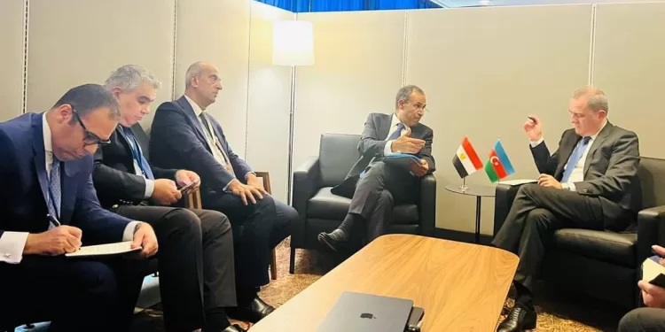 Le ministre des Affaires étrangères rencontre son homologue azerbaïdjanais à New York 1 - Le Progrès Egyptien