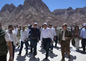 Le PM suit les travaux de la zone du monastère de Sainte-Catherine