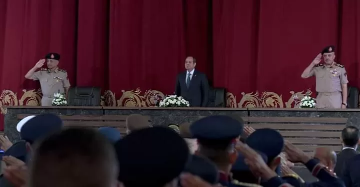Al-Sissi rencontre les étudiants de l'Académie militaire 1 - Le Progrès Egyptien