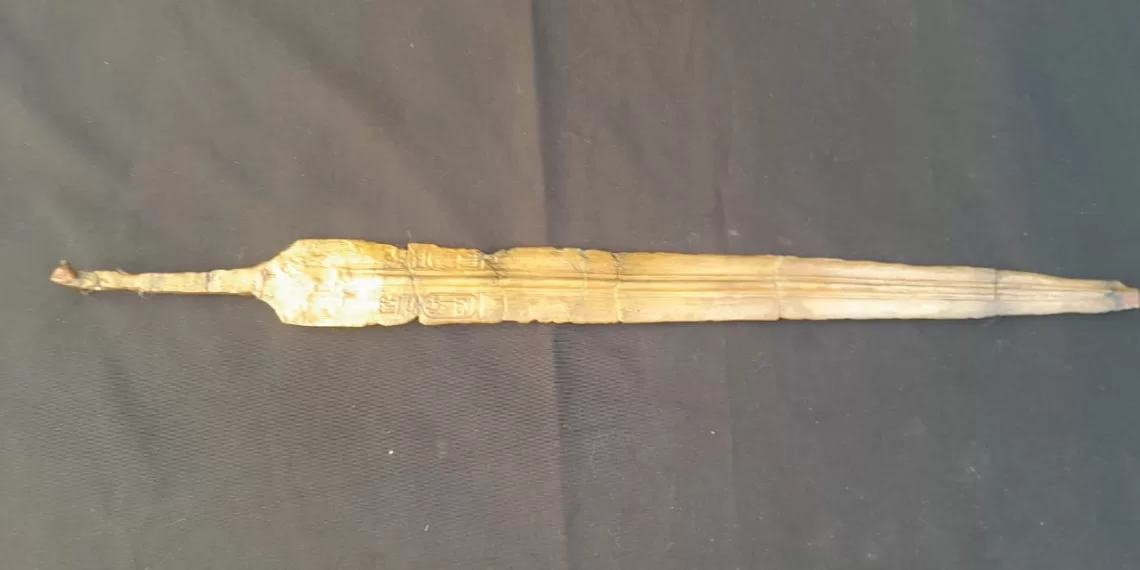 Beheira : Une épée en bronze de Ramsès II  découverte à Tell al-Abqain 1 - Le Progrès Egyptien