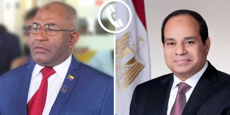 Appel téléphonique Al-Sissi et son homologue comorien 1 - Le Progrès Egyptien