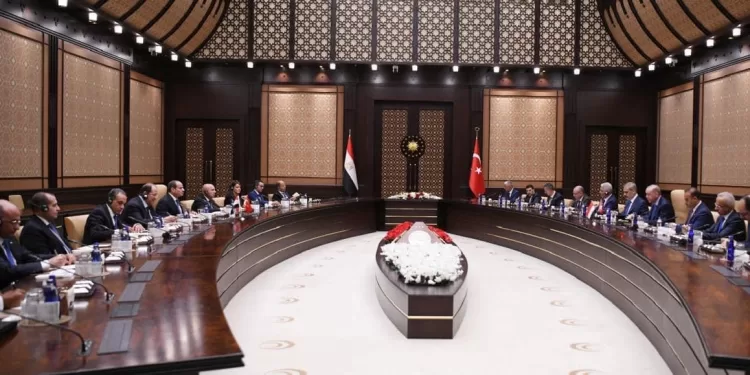 Discours du Président Al Sissi lors de la conférence tenue avec le président turc.. 1 - Le Progrès Egyptien