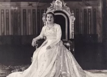 Robe de mariée de la dernière reine d’Egypte