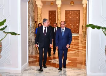 Le Président Al-Sissi reçoit le secrétaire d’Etat américain Antony Blinken