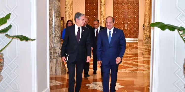 Le Président Al-Sissi reçoit le secrétaire d'Etat américain Antony Blinken 2 - Le Progrès Egyptien Le Président Al-Sissi reçoit le secrétaire d'Etat américain Antony Blinken 1 - Le Progrès Egyptien