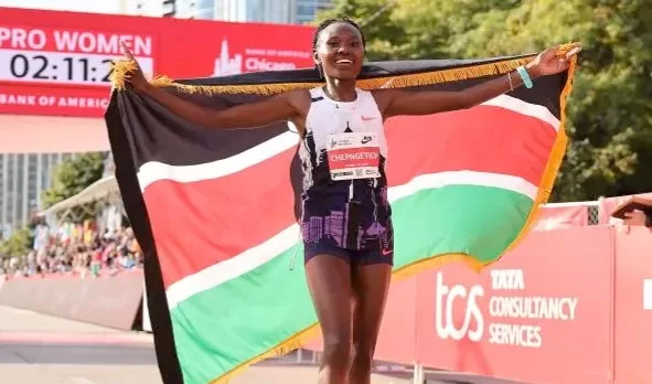 Marathon de Chicago : Chepngetich pulvérise le record du monde 2 - Le Progrès Egyptien Marathon de Chicago : Chepngetich pulvérise le record du monde 1 - Le Progrès Egyptien