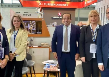 EgyptAir à la foire de Rimini en Italie