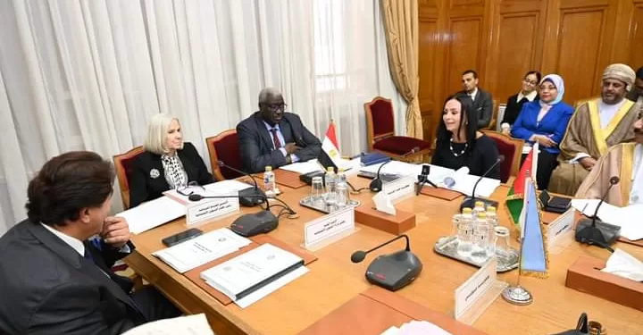 Maya Morsy à la 80e session du bureau exécutif du Conseil des ministres arabes des Affaires sociales 1 - Le Progrès Egyptien
