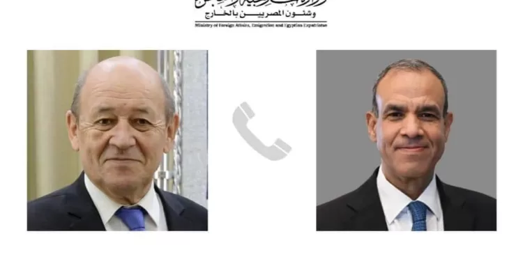 Le ministre des AE reçoit un appel téléphonique de l'envoyé spécial français au Liban 1 - Le Progrès Egyptien