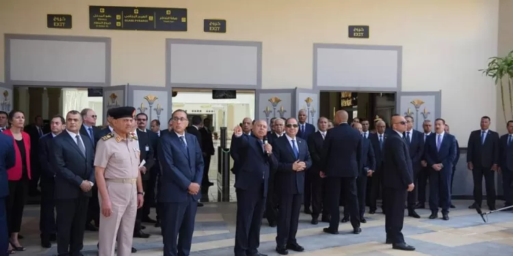 Al-Sissi effectue une tournée d'inspection dans la gare de Bashtil El-Gedida 1 - Le Progrès Egyptien