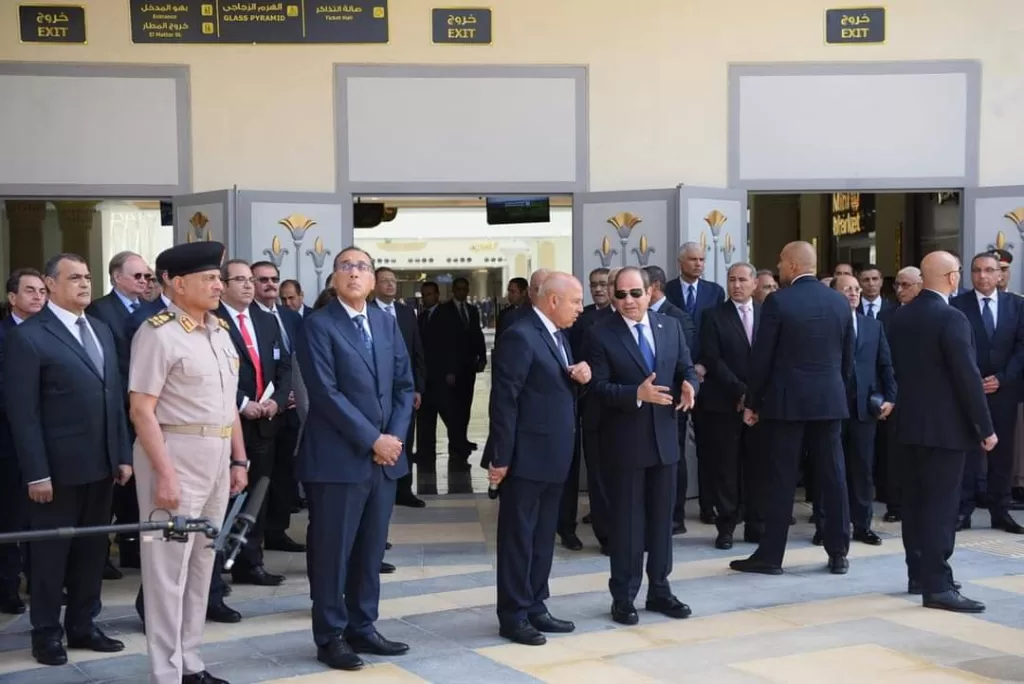 Al-Sissi assiste à la cérémonie d'ouverture de la nouvelle gare ferroviaire de Bashteel à Guizeh 11 - Le Progrès Egyptien