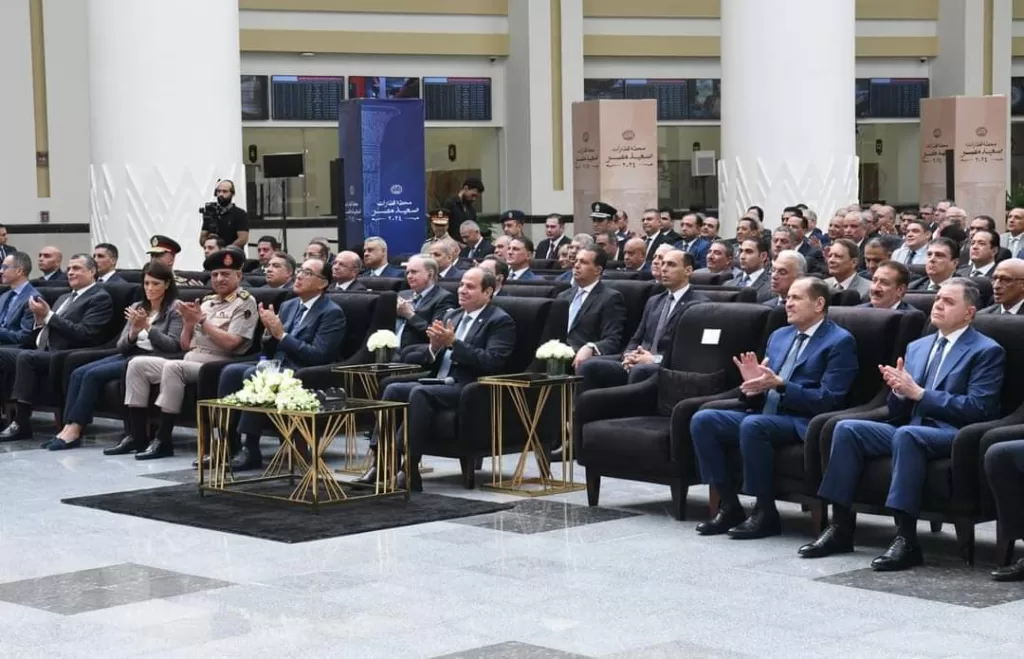 Al-Sissi assiste à la cérémonie d'ouverture de la nouvelle gare ferroviaire de Bashteel à Guizeh 5 - Le Progrès Egyptien