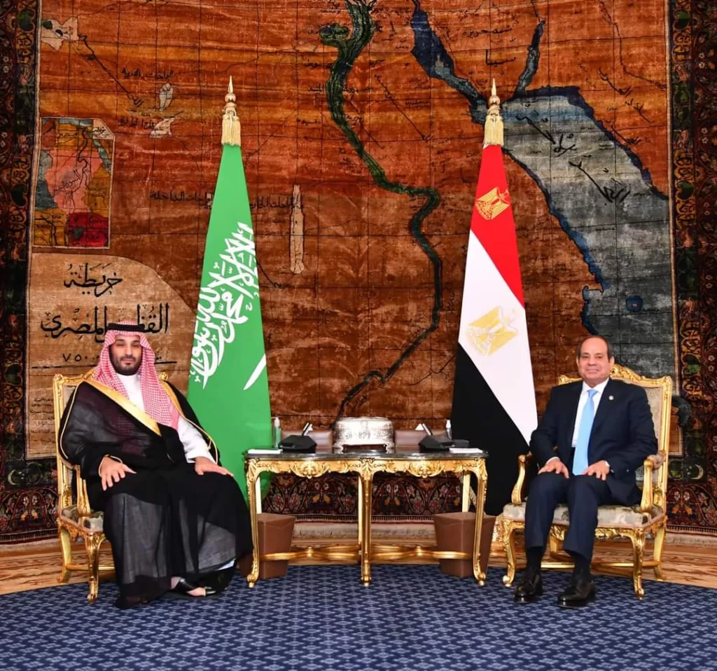 Al-Sissi reçoit le prince héritier saoudien 24 - Le Progrès Egyptien Al-Sissi reçoit le prince héritier saoudien 23 - Le Progrès Egyptien