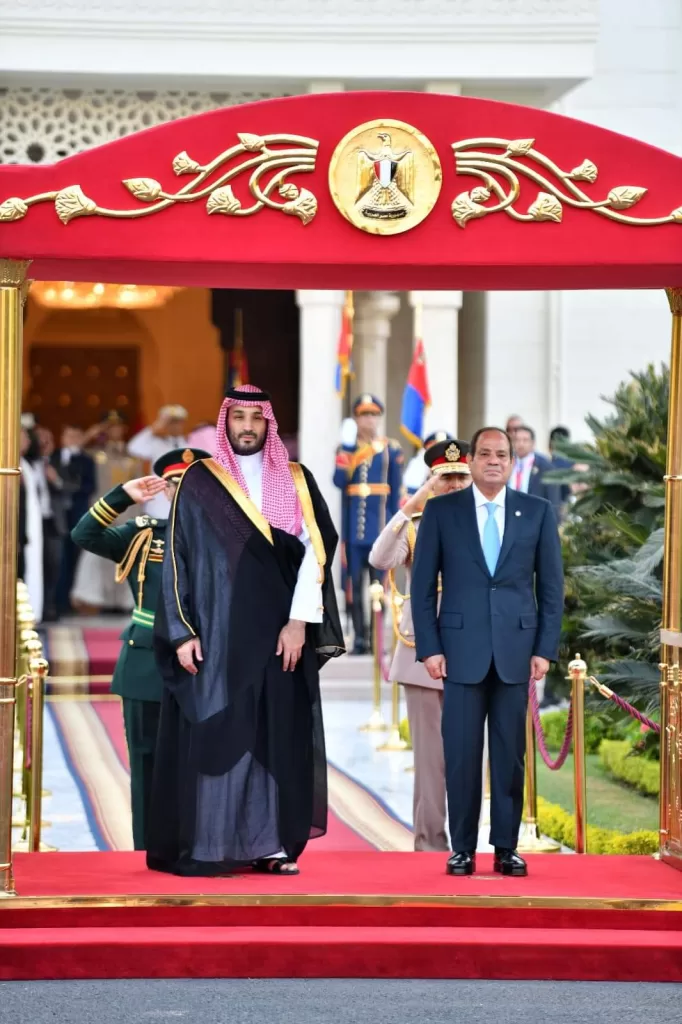 Al-Sissi reçoit le prince héritier saoudien 14 - Le Progrès Egyptien Al-Sissi reçoit le prince héritier saoudien 13 - Le Progrès Egyptien